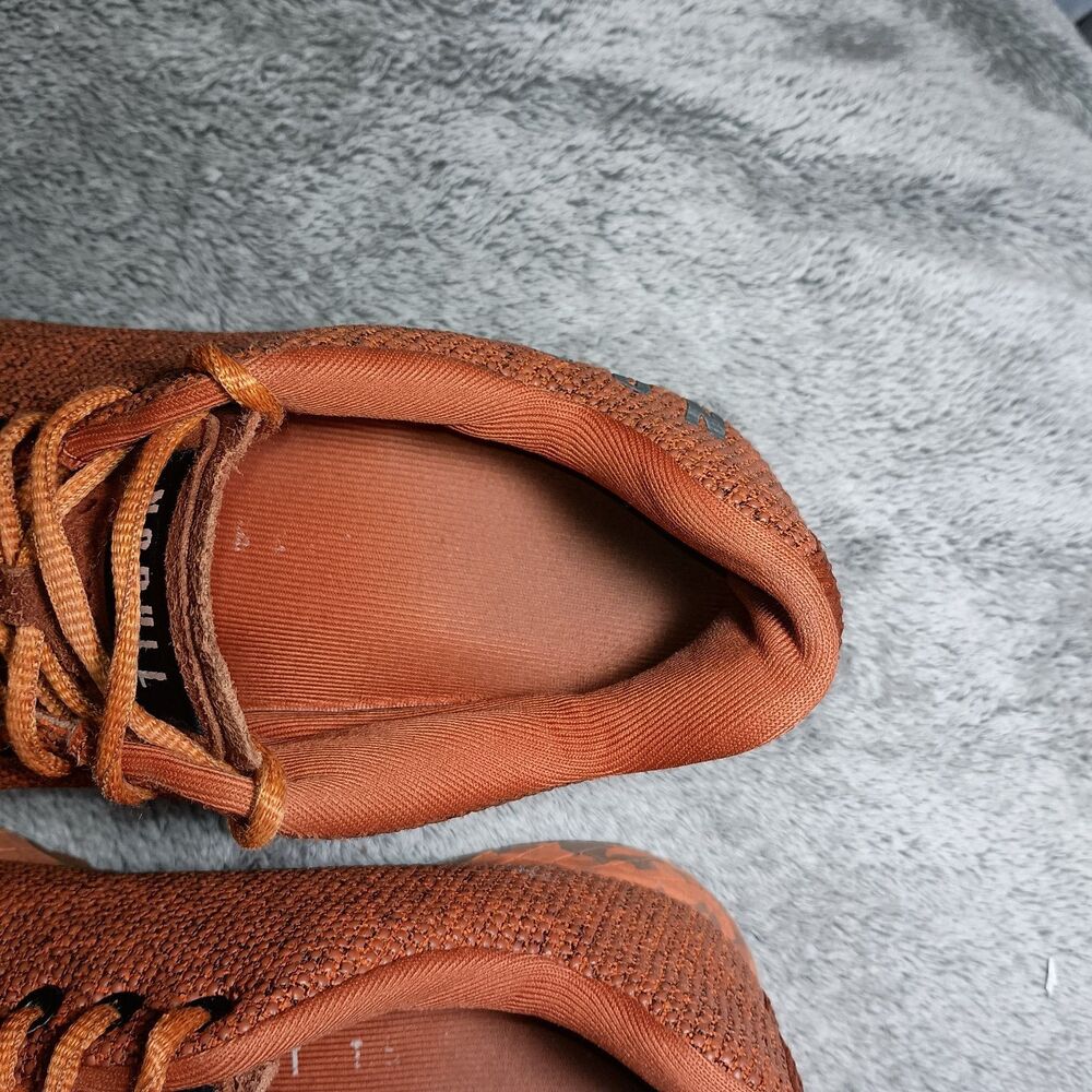NOBULL Orange Heather Low Top Trainer Athletic Sneakers Women's Size 6 Men's 4.5 - Picture 11 of 16